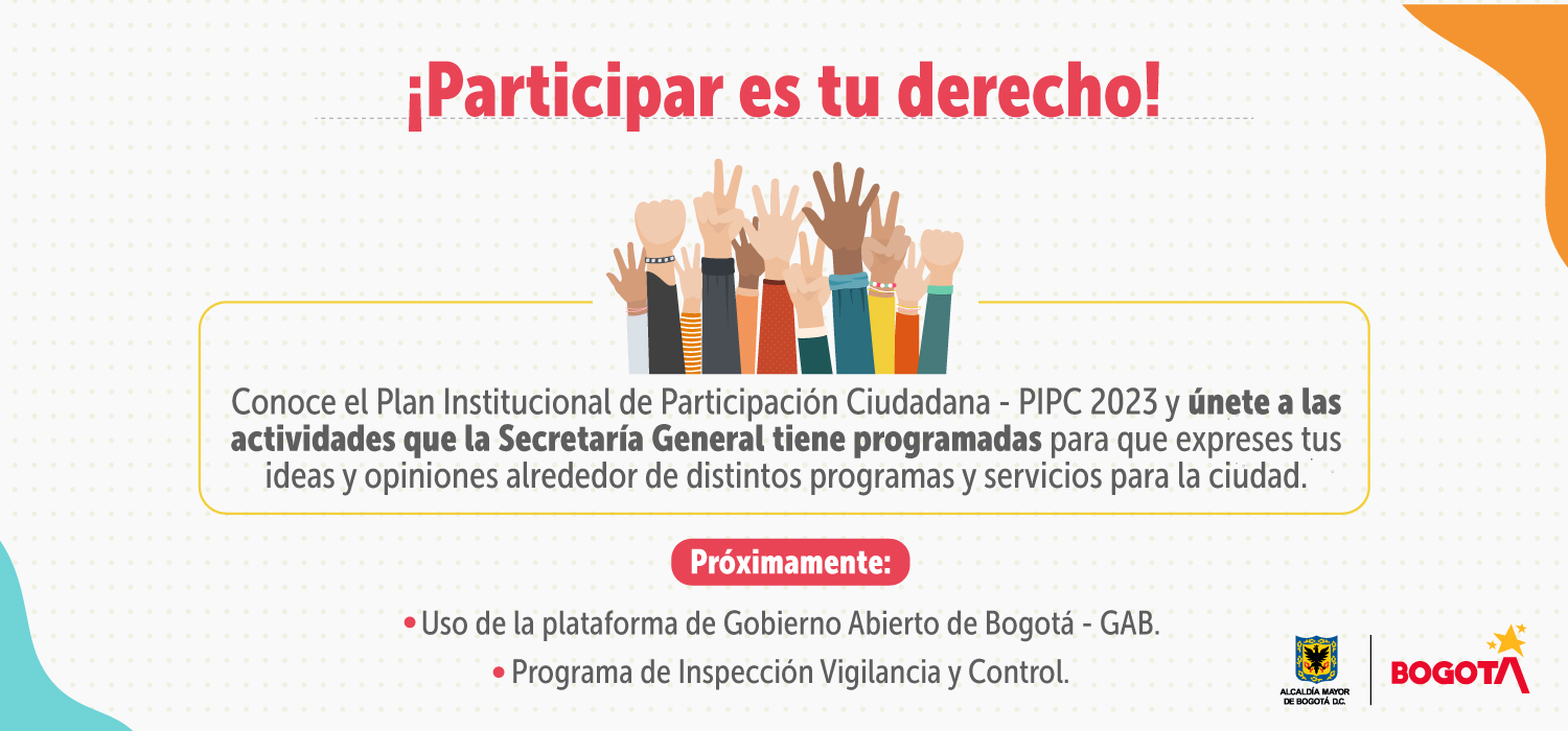 Participar es tu derecho