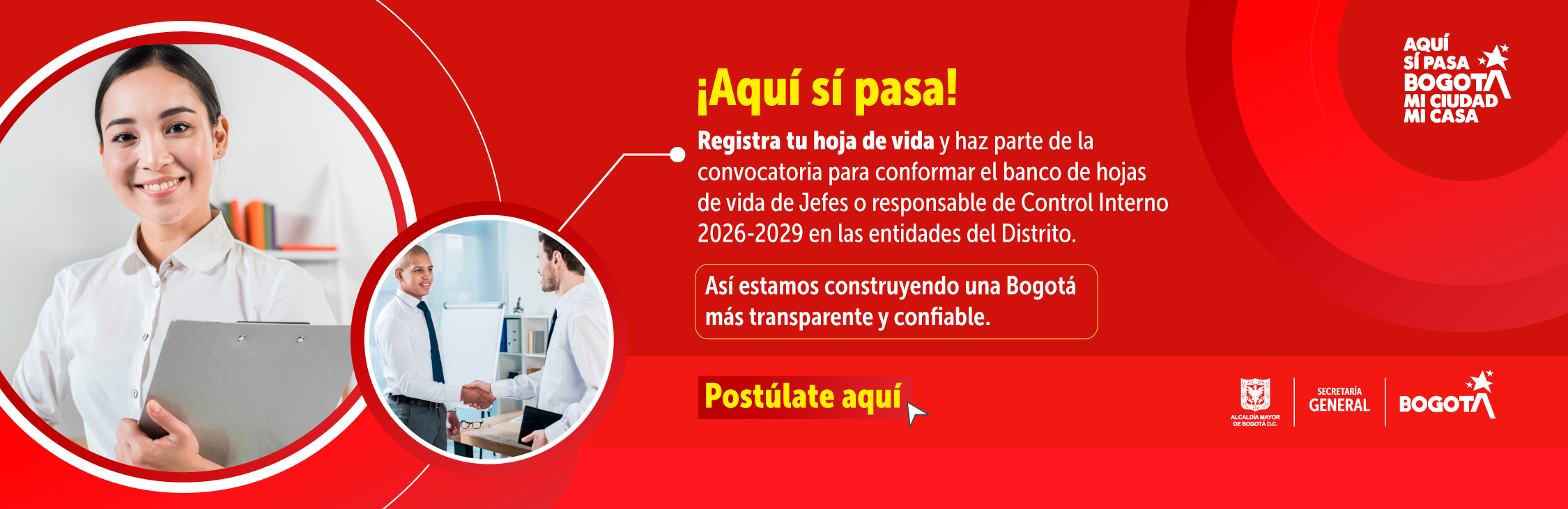 Convocatoria Banco de Hojas de Vida Jefes de Control Interno 2026 – 2029