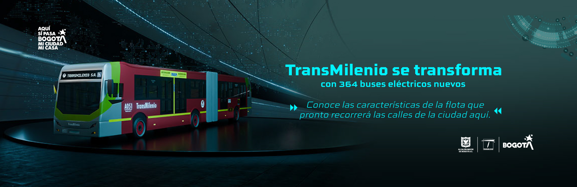 Transmilenio 364 Nuevos Buses Léctricos