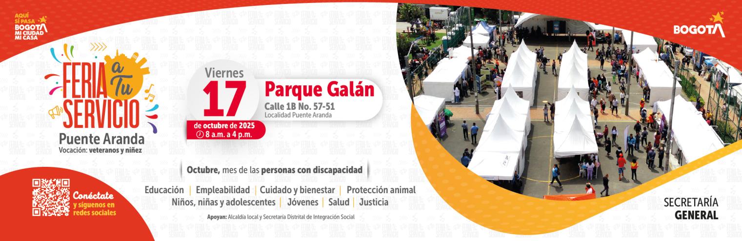 Feria a tu Servicio Puente Aranda 17 de Octubre 