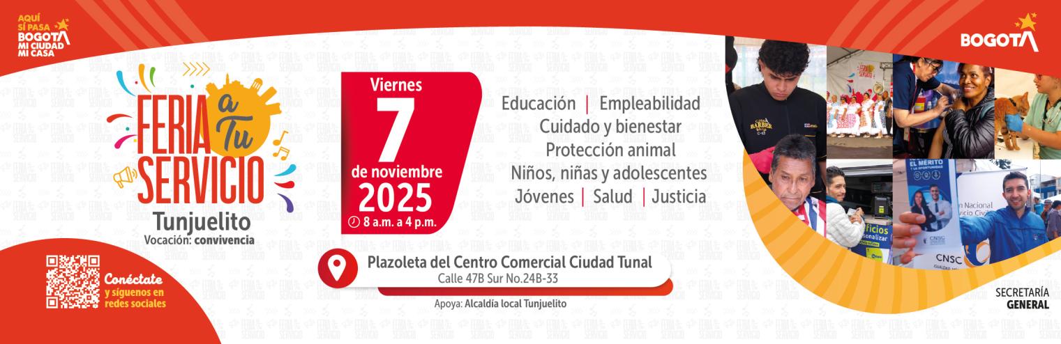 Feria A Tu Servicio 7 de Noviembre 2025