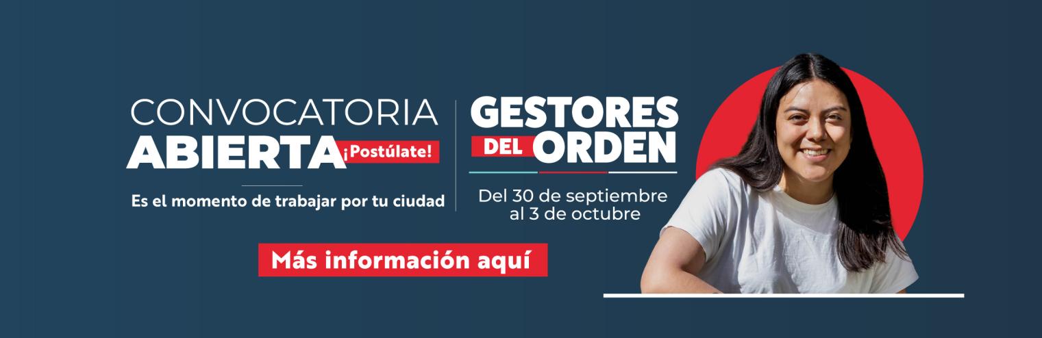 Convocatoria Gestores del Orden