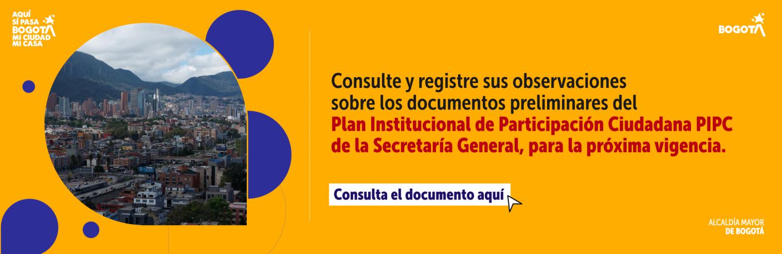 Plan Institucional de Participación Ciudadana PIPC 2026