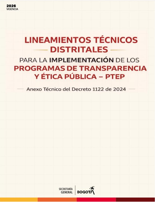 Lineamientos Técnicos Distritales para la implementación de los PTEP
