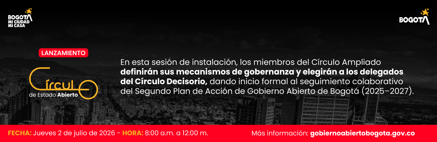 Invitación lanzamiento Círculo de Estado Abierto 