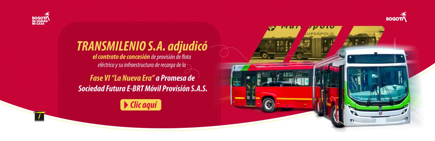 Transmilenio Concesión buses eléctricos