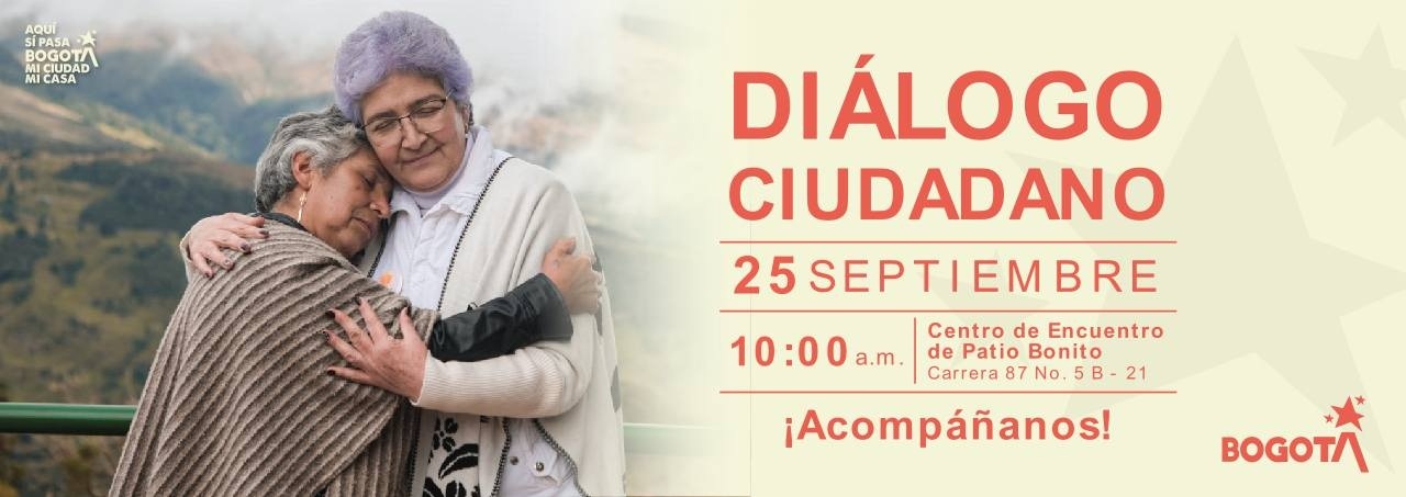 Invitación Diálogo ciudadano “Diálogos de Bogotá” 25 de septiembre de 2025