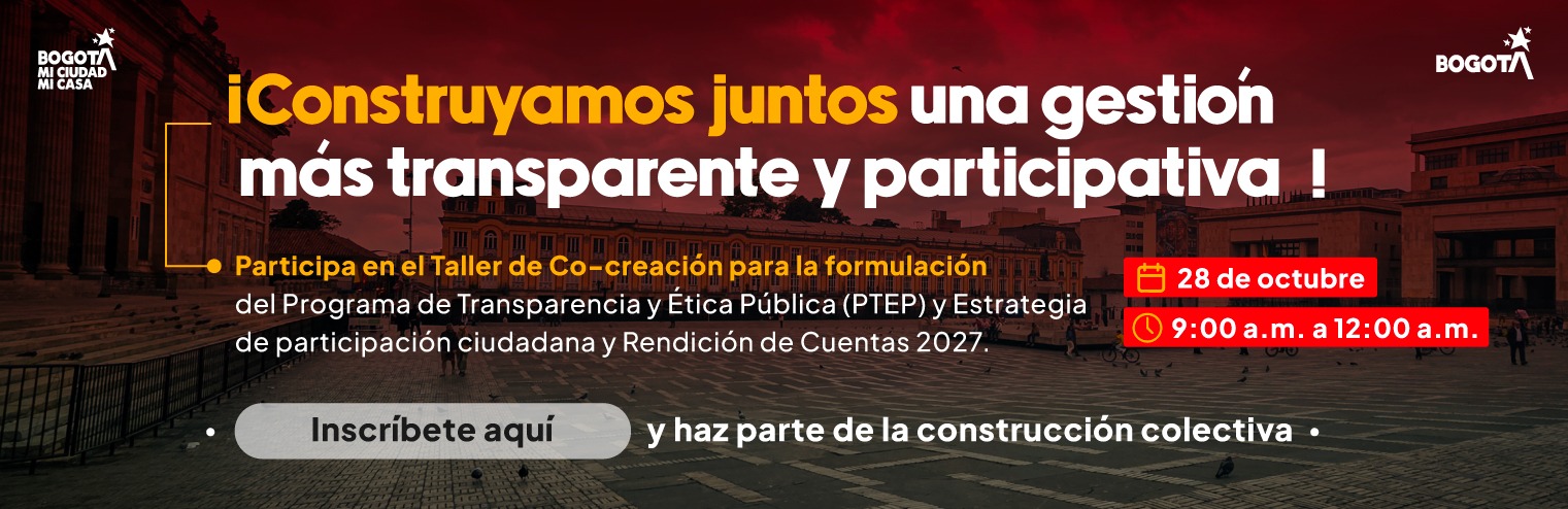 Invitación Taller de Co-creación planes 2027 Secretaría General 28-10-2026