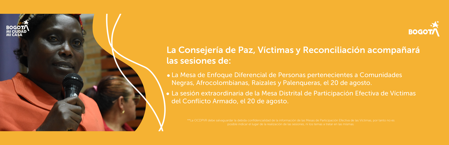 Mesas de participación