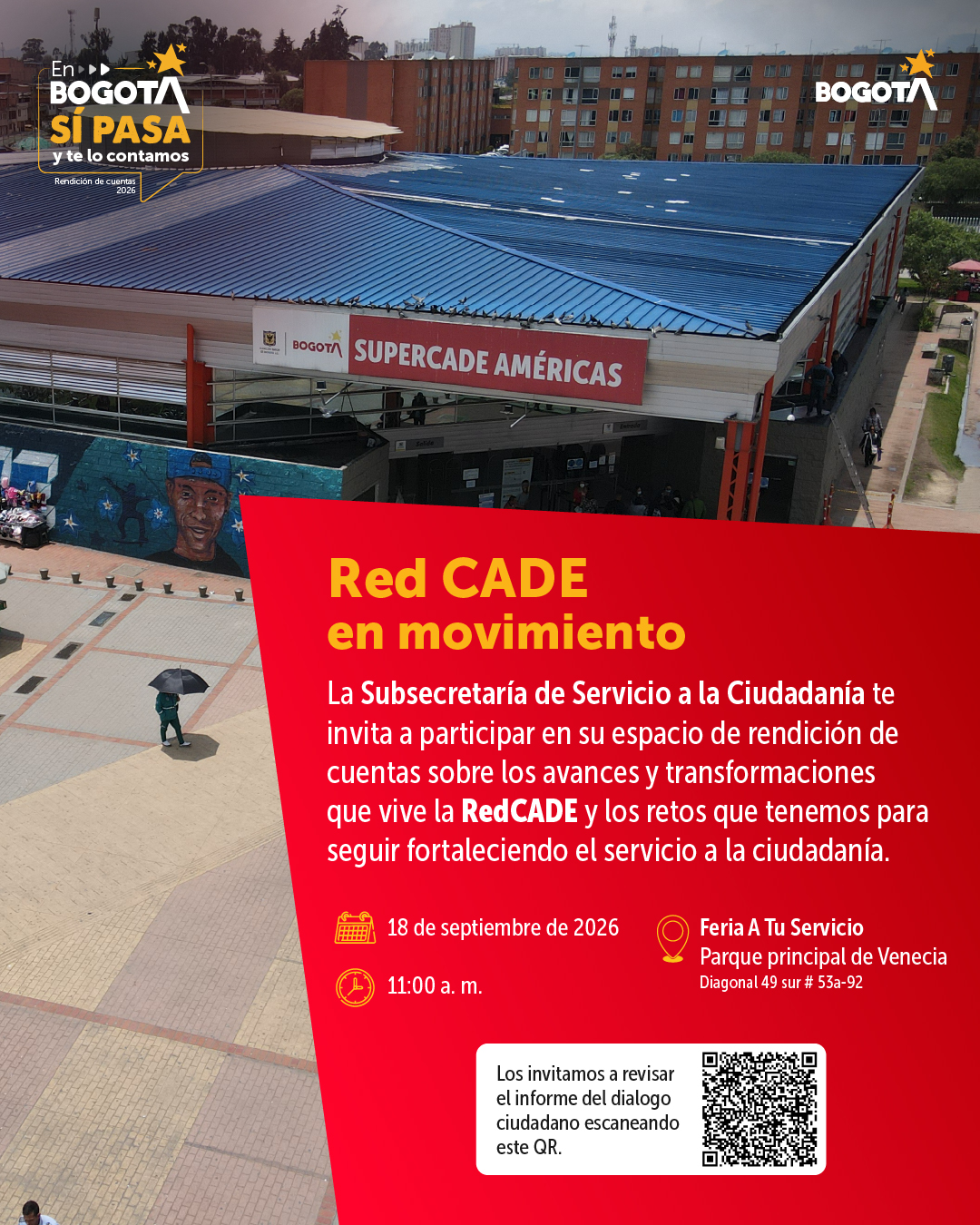 pieza grafica con el código QR 