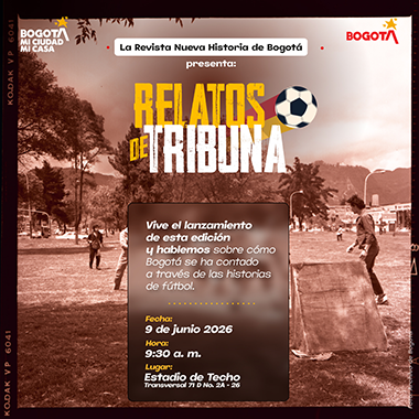 Invitación Conversatorio Relatos de Tribuna Lanzamiento Revista