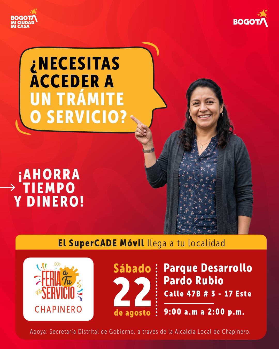 Feria a tu servicio Parque Desarrollo Prado Rubio Calle 47 b # 3 - 17 Este