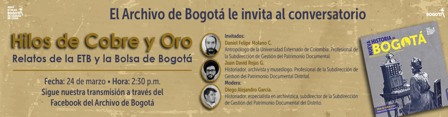 Pieza de divulgación del conversatorio