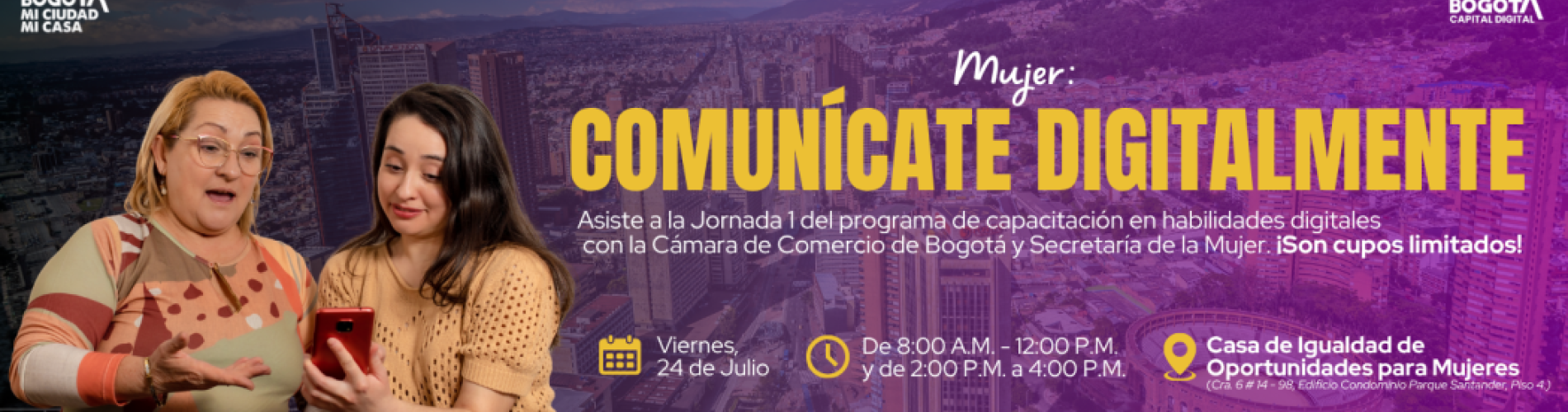 Mujer, comunícate digitalmente