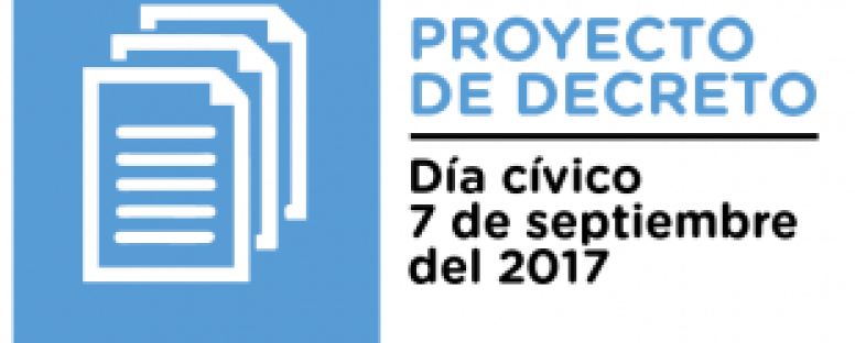 Proyecto de decreto día cívico del 7 de septiembre de 2017