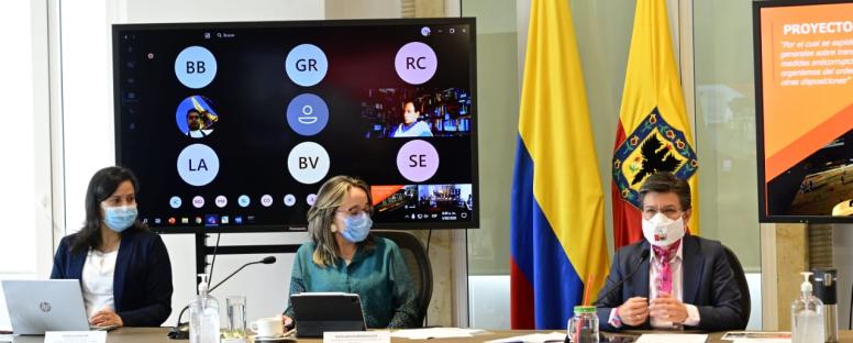 Alcaldesa Claudia López presenta nuevas medidas contra la corrupción en la ciudad