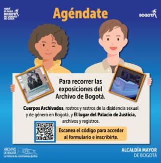 Pieza gráfica de divulgación de los recorridos guiados por la Sala de Exposiciones