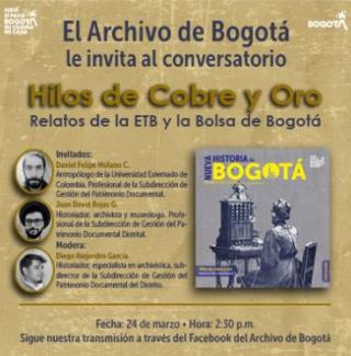 Pieza de divulgación del conversatorio