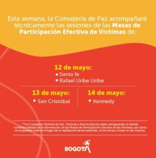 Invitación mesas participación mayo