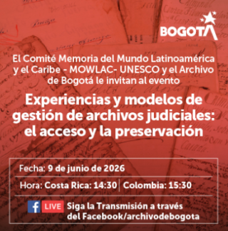 Invitación Conversatorio Experiencias en archivos judiciales en el Día Internacional de los Archivos