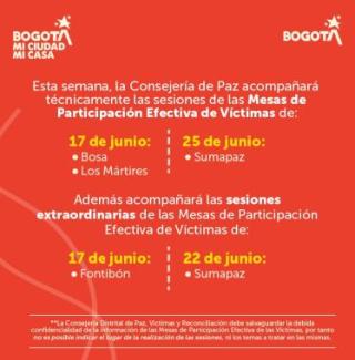 Invitación mesas participación junio