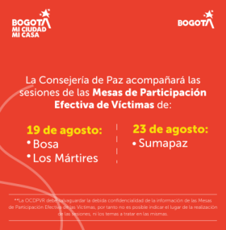 Mesas participación