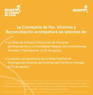 Mesas participación