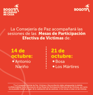Invitación mesas participación octubre